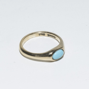 Turquoise Round Set Ring